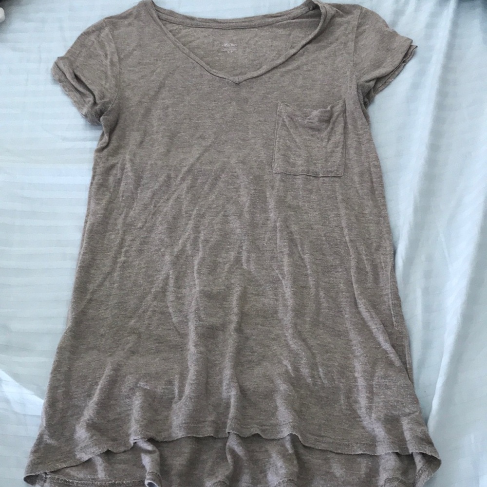 Tan V Neck